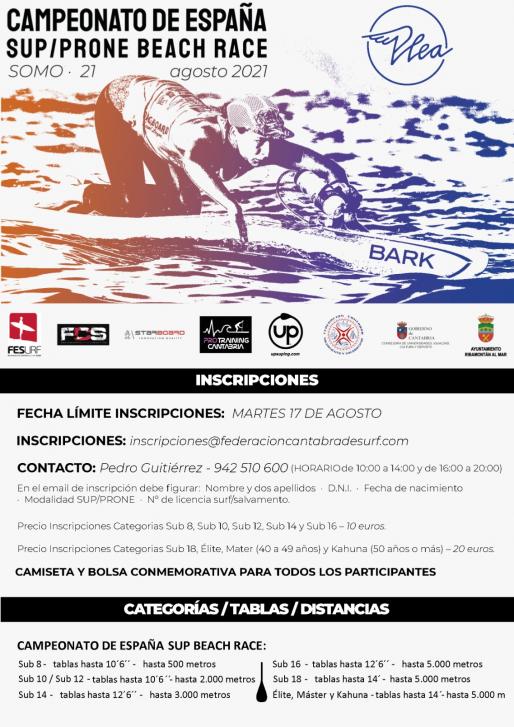 Campeonato España SUP/PRONE Beach Race