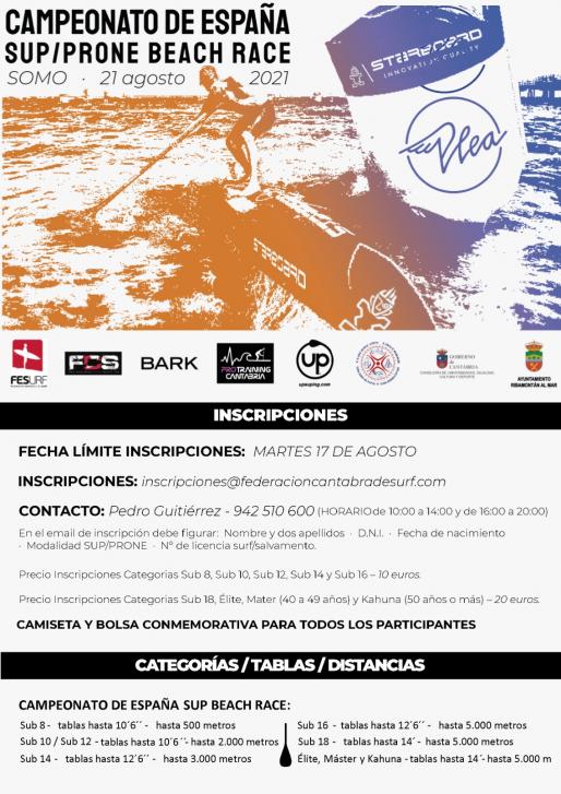 Campeonato España SUP/PRONE Beach Race