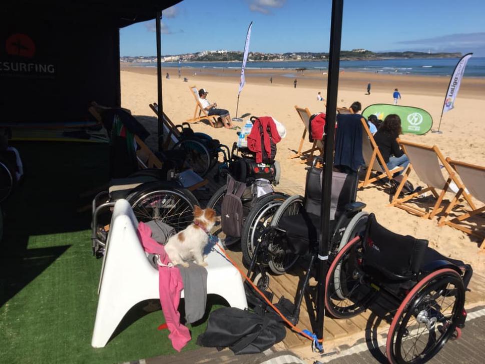 Encuentro Nacional de Surf Adaptado Somo 2019 (Foto: James Panter)