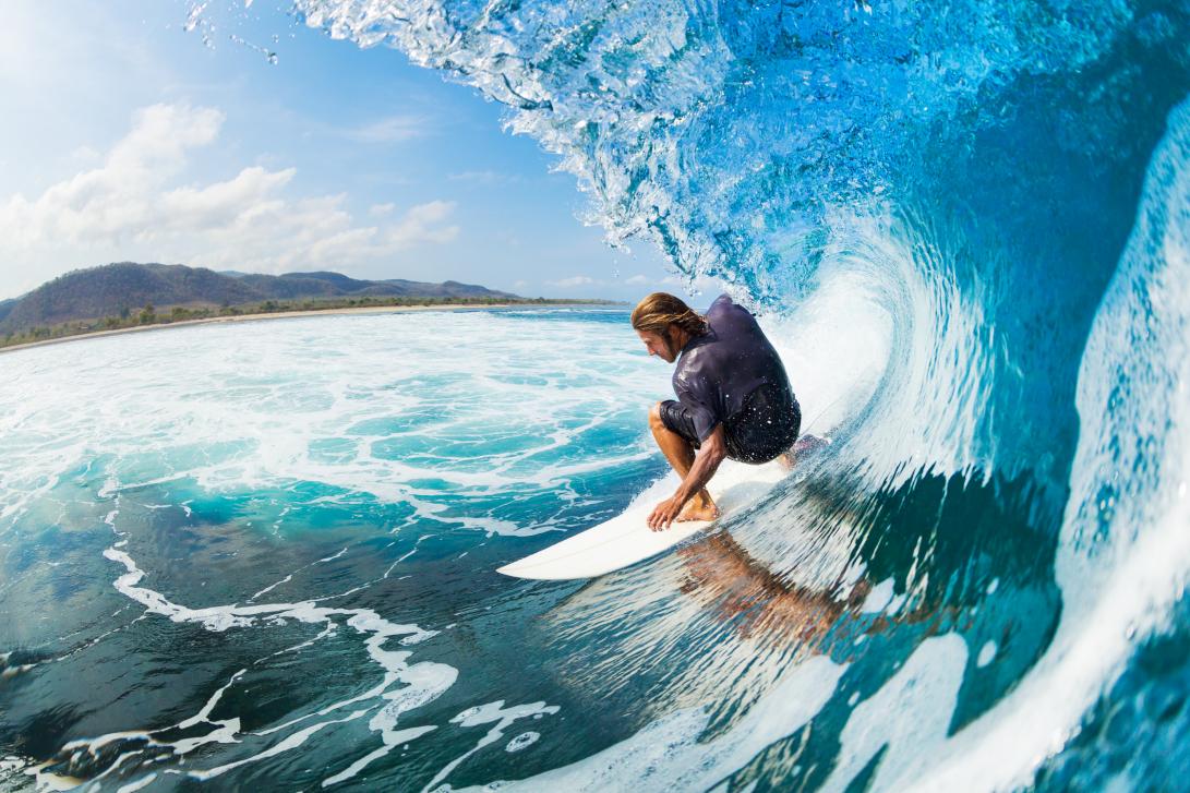 El tamaño de las olas donde suele condicionar la altura de la tabla.