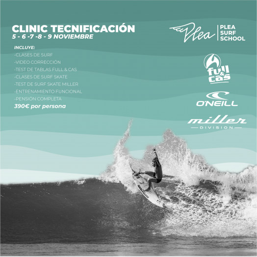 Clinic Tecnificación Surf Otoño en PLEA Clinic Tecnificación Surf Otoño en PLEA