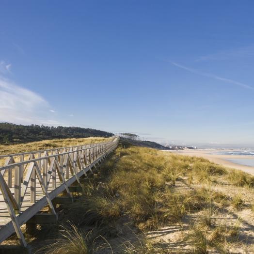Playa de Somo. Ubicada en la parte oriental de la bahía de Santander